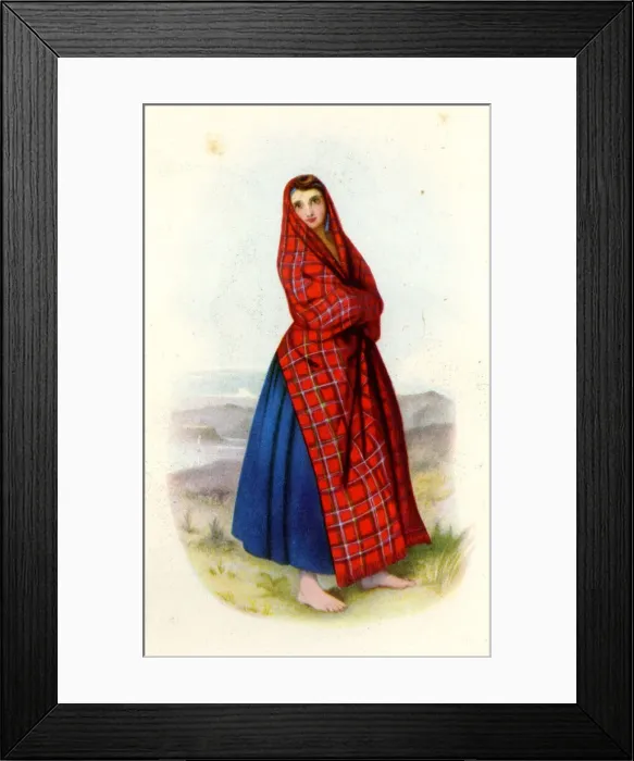 Framed Print : Sinclair tartan