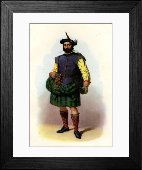 Framed Print : Skene tartan Framed Print : Skene tartan