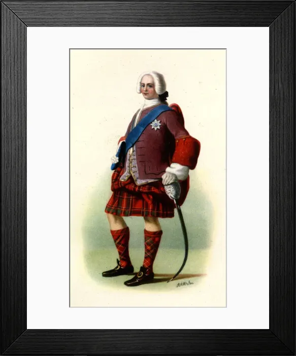 Framed Print : Stewart or Royal tartan Framed Print : Stewart or Royal tartan