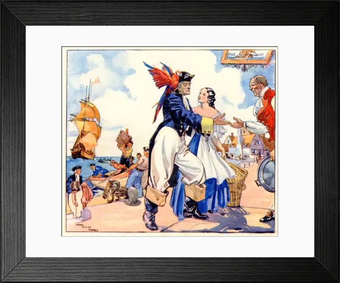 Framed Print : The Mariners Return by Mary Fison Bates Framed Print : The Mariners Return by Mary Fison Bates