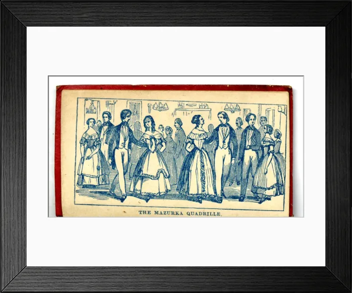Framed Print : Almacks Petite Ball-Room Manual and Polka Guide Framed Print : Almacks Petite Ball-Room Manual and Polka Guide