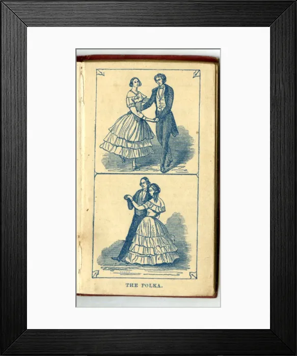 Framed Print : Almacks Petite Ball-Room Manual and Polka Guide Framed Print : Almacks Petite Ball-Room Manual and Polka Guide