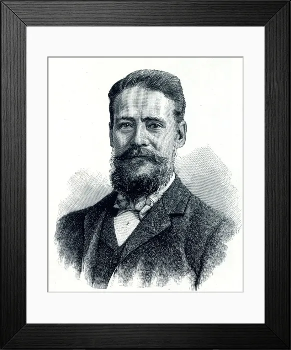 Framed Print : W R Orford, editor of Black & White magazine Framed Print : W R Orford, editor of Black & White magazine