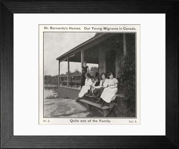 Framed Print : Barnardos Migrants to Canada Framed Print : Barnardos Migrants to Canada