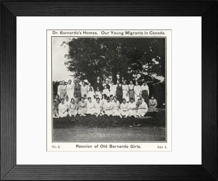 Framed Print : Barnardos Migrants to Canada Framed Print : Barnardos Migrants to Canada
