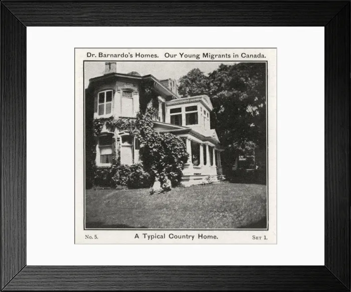 Framed Print : Barnardos Migrants to Canada Framed Print : Barnardos Migrants to Canada