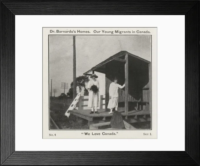 Framed Print : Barnardos Migrants to Canada Framed Print : Barnardos Migrants to Canada