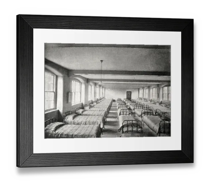 Framed Print : Edinburgh Industrial Brigade Home - Dormitory Framed Print : Edinburgh Industrial Brigade Home - Dormitory