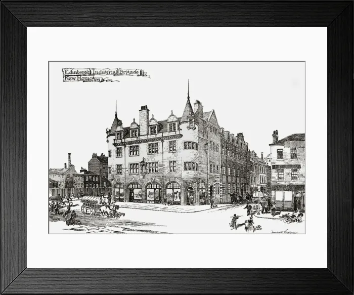 Framed Print : Edinburgh Industrial Brigade Home Framed Print : Edinburgh Industrial Brigade Home