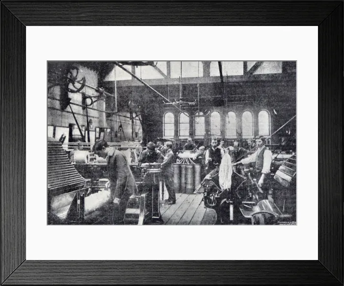 Framed Print : Manchester Municipal Weaving School Framed Print : Manchester Municipal Weaving School