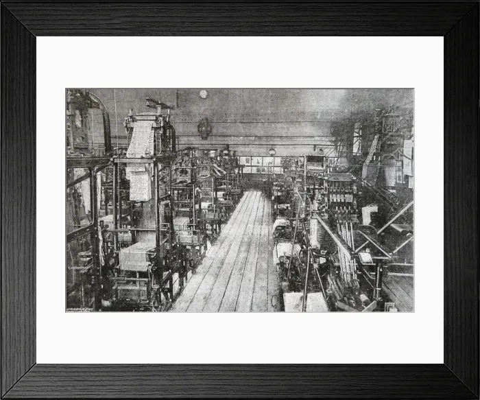 Framed Print : Manchester Municipal Weaving School Framed Print : Manchester Municipal Weaving School