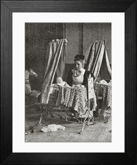 Framed Print : Sister Hope Creche, Greek Street, London Framed Print : Sister Hope Creche, Greek Street, London