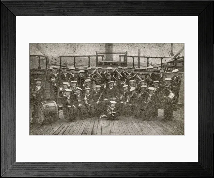 Framed Print : Training Ship Empress, Helensburgh - Boys Band Framed Print : Training Ship Empress, Helensburgh - Boys Band
