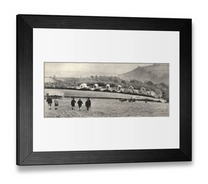 Framed Print : Prescoed Camp, near Usk, Monmouthshire Framed Print : Prescoed Camp, near Usk, Monmouthshire