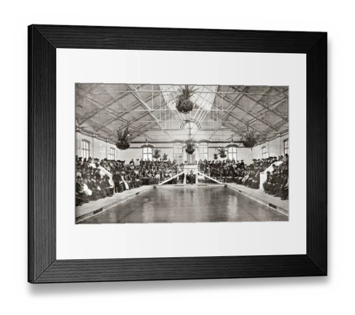 Framed Print : Battersea new Ladies Swimming Bath Framed Print : Battersea new Ladies Swimming Bath