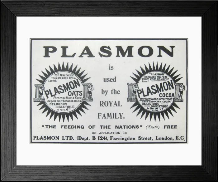 Framed Print : Plasmon Foods Advertisement Framed Print : Plasmon Foods Advertisement