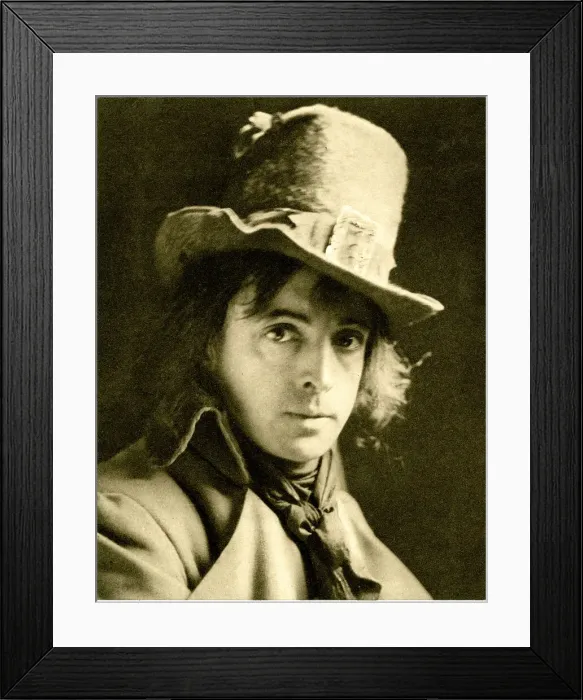 Framed Print : Sir John Martin-Harvey as Sydney Carton Framed Print : Sir John Martin-Harvey as Sydney Carton