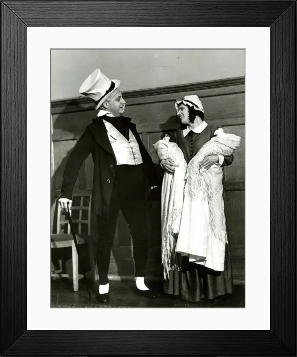 Framed Print : Dr Charles Barber as Mr Micawber Framed Print : Dr Charles Barber as Mr Micawber