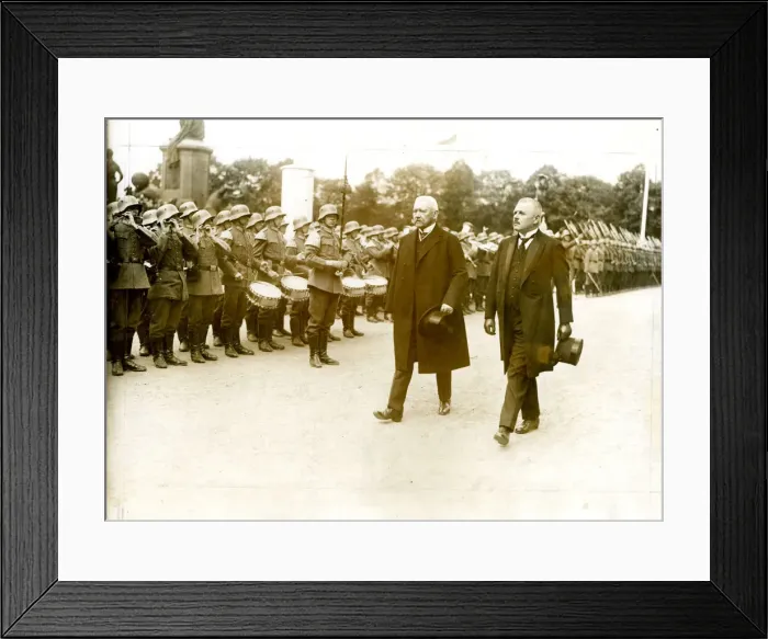 Framed Print : Von Hindenburgh and Gessler, Germany Framed Print : Von Hindenburgh and Gessler, Germany