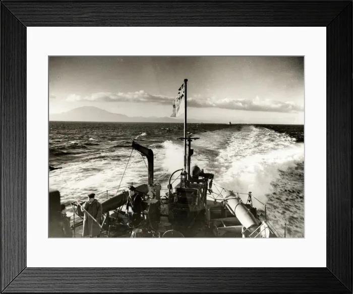 Framed Print : British Navy under White Ensign in Mediterranean, WW2 Framed Print : British Navy under White Ensign in Mediterranean, WW2