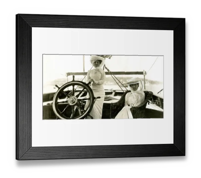 Framed Print : Aboard the Morning Star yacht at Cowes, Isle of Wight Framed Print : Aboard the Morning Star yacht at Cowes, Isle of Wight