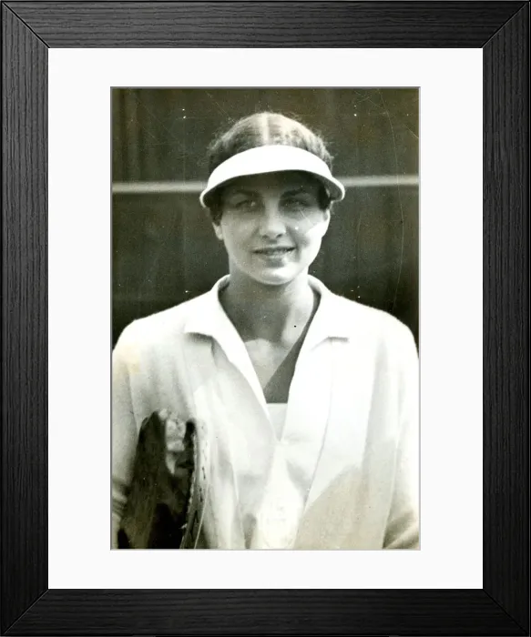Framed Print : Helen Wills Moody, American tennis player Framed Print : Helen Wills Moody, American tennis player