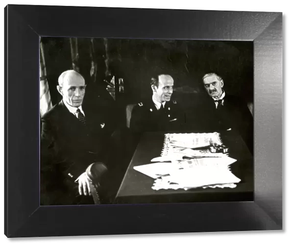 Lord Halifax and Neville Chamberlain, WW2