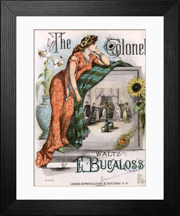 Framed Print : The Colonel Waltz by E Bucalossi Framed Print : The Colonel Waltz by E Bucalossi