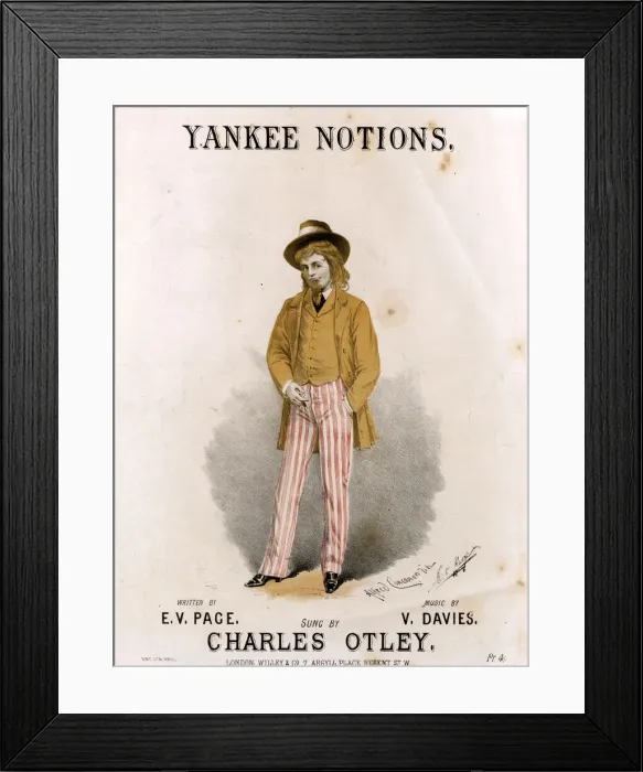 Framed Print : Yankee Notions, by E. V. Page and Vincent Davies Framed Print : Yankee Notions, by E. V. Page and Vincent Davies