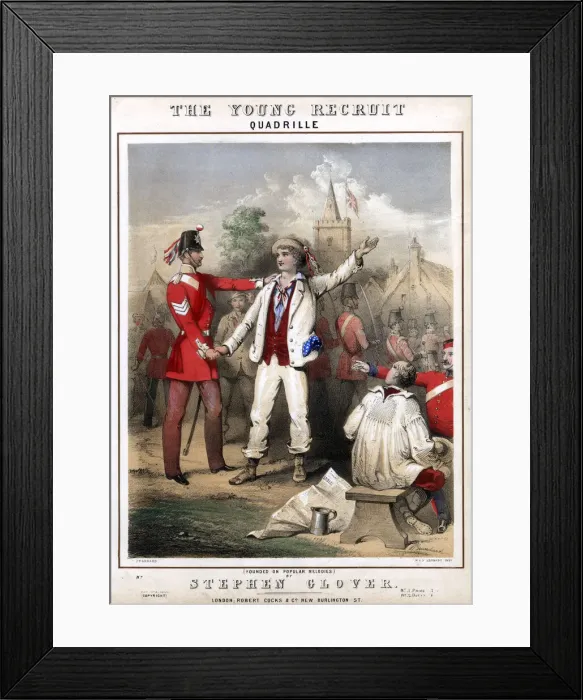 Framed Print : The Young Recruit by Stephen Glover Framed Print : The Young Recruit by Stephen Glover