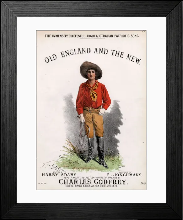Framed Print : Old England and the New Song by Harry Adams and E Jonghmans Framed Print : Old England and the New Song by Harry Adams and E Jonghmans