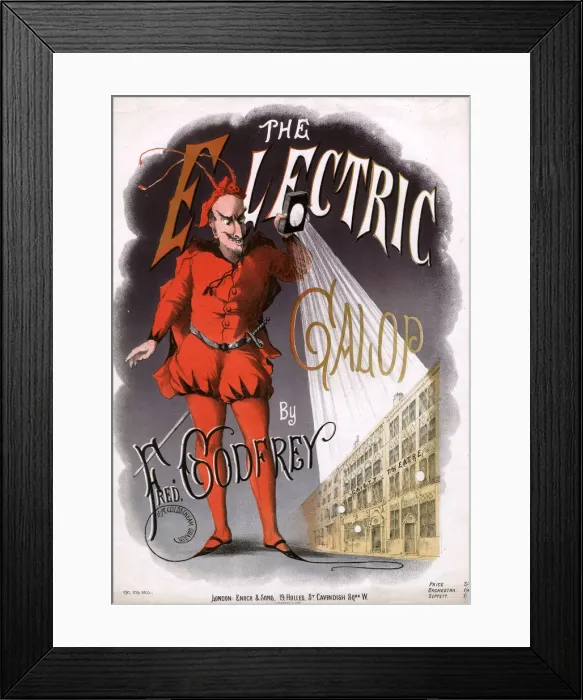 Framed Print : The Electric Galop by Fred Godfrey Framed Print : The Electric Galop by Fred Godfrey