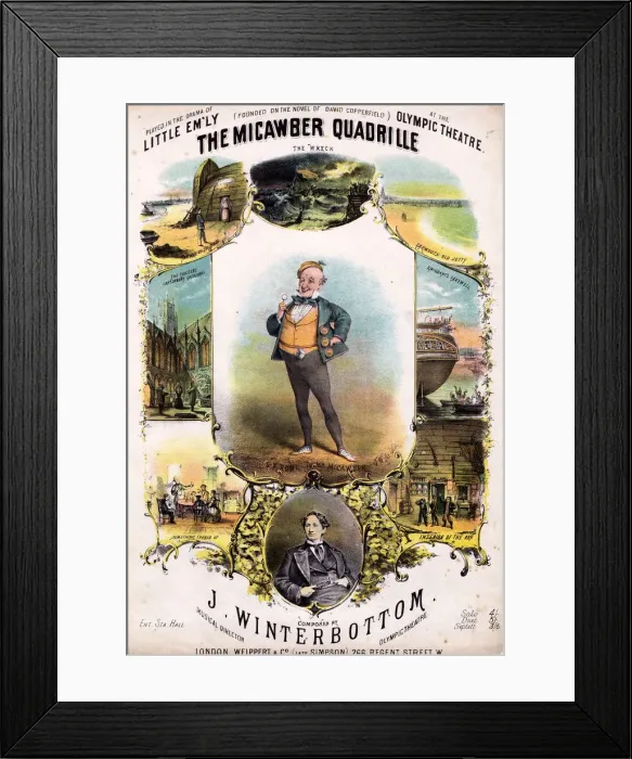 Framed Print : The Micawber Quadrille, by J Winterbottom Framed Print : The Micawber Quadrille, by J Winterbottom