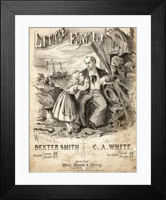 Framed Print : Little Em ly by Dexter Smith and G A White Framed Print : Little Em ly by Dexter Smith and G A White