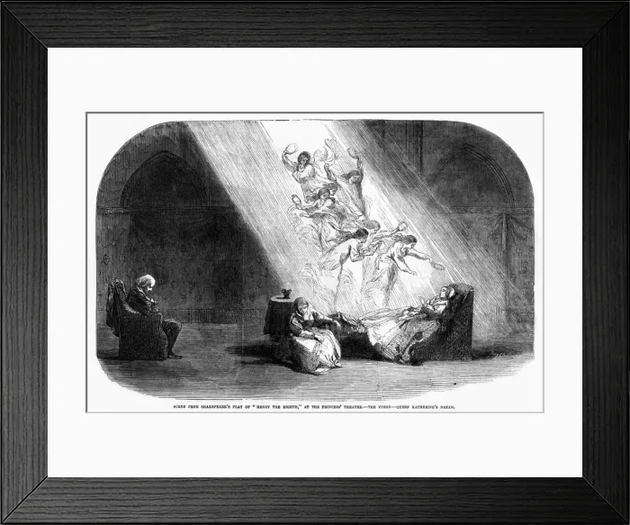 Framed Print : Shakespeares Henry Eighth at the Princesss Theatre
