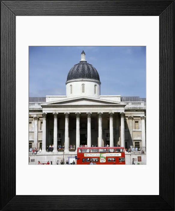 Framed Print : The National Gallery, Trafalgar Square, London Framed Print : The National Gallery, Trafalgar Square, London