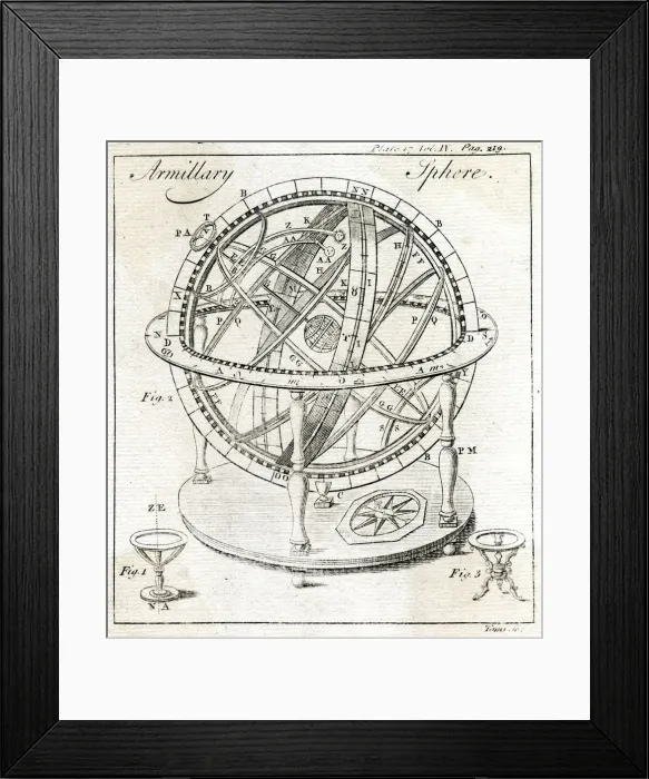 Framed Print : Armillary Sphere Framed Print : Armillary Sphere