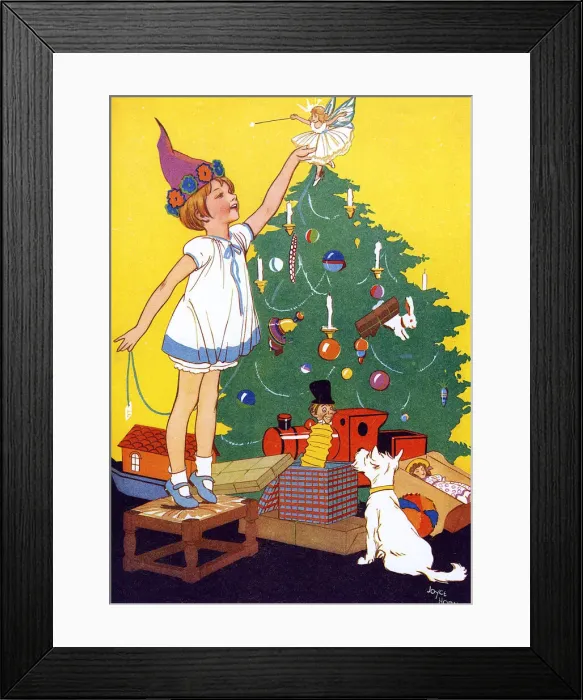 Framed Print : The Christmas Tree by Joyce Horn Framed Print : The Christmas Tree by Joyce Horn