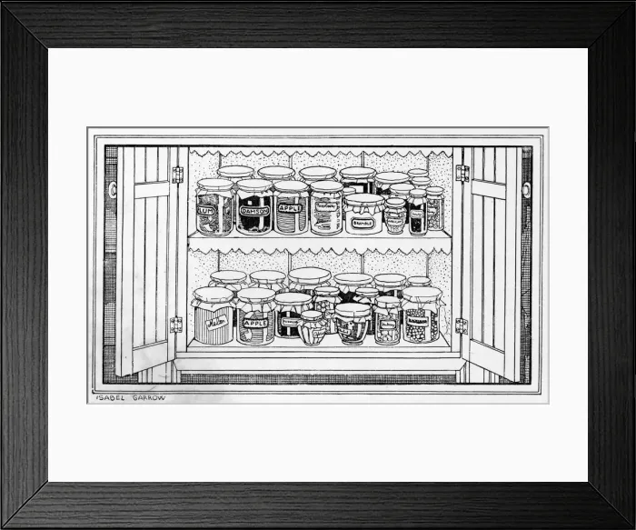 Framed Print : The Jam Cupboard Framed Print : The Jam Cupboard