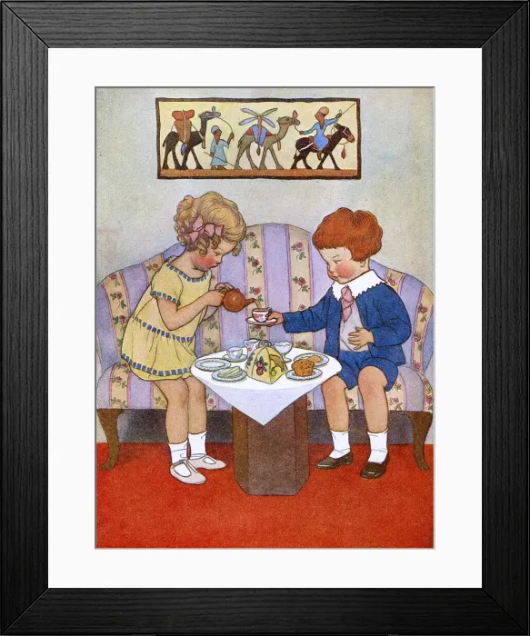 Framed Print : Tea for Two Framed Print : Tea for Two