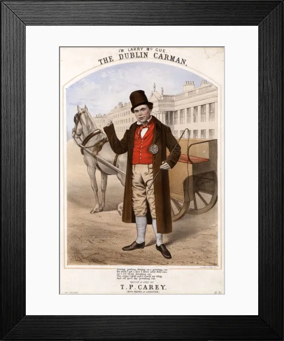 Framed Print : The Dublin Carman, by T P Carey Framed Print : The Dublin Carman, by T P Carey