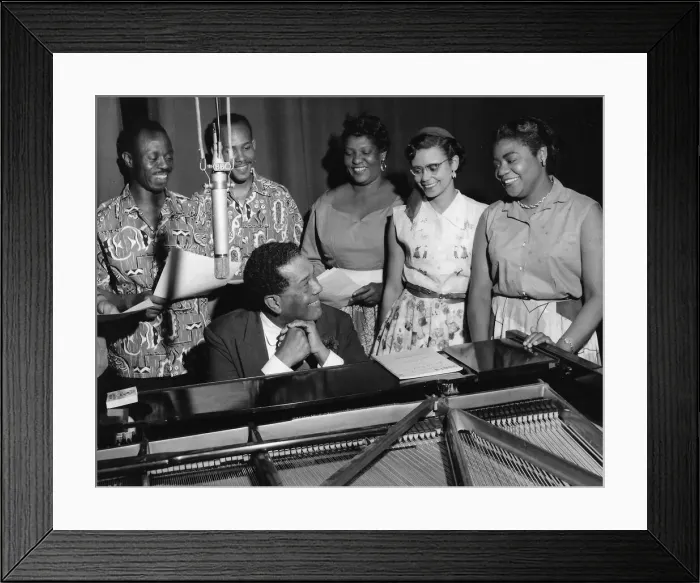 Framed Print : Hutch in the BBC radio programme Caribbean Carnival with Framed Print : Hutch in the BBC radio programme Caribbean Carnival with