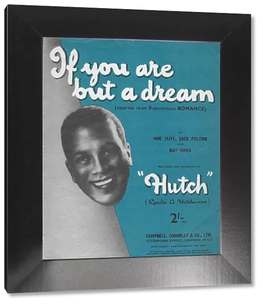 Hutch music sheet for If you are but a dream