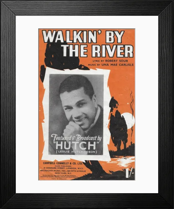 Framed Print : Hutch music sheet for Walkin By the River Framed Print : Hutch music sheet for Walkin By the River