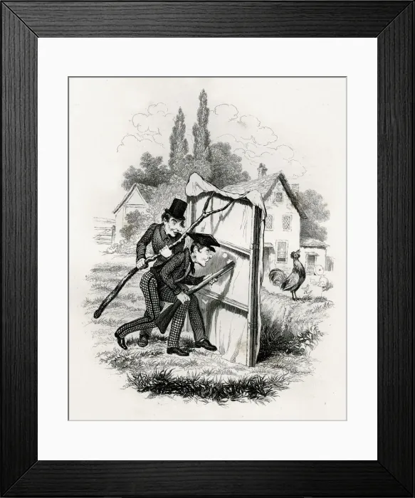 Framed Print : Illustration, A Stalking Horse Framed Print : Illustration, A Stalking Horse