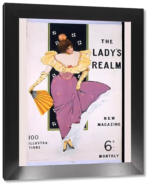 Advertising poster, The Ladys Realm, 1896