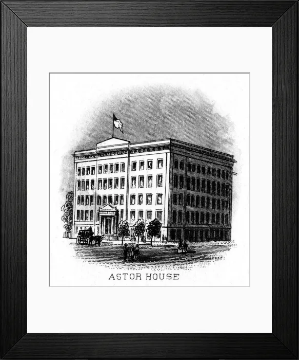 Framed Print : Astor House, New York City, USA Framed Print : Astor House, New York City, USA