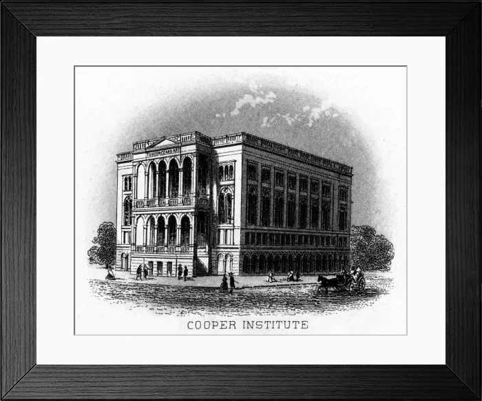 Framed Print : Cooper Institute, New York City, USA Framed Print : Cooper Institute, New York City, USA
