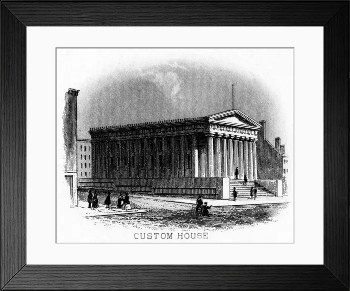 Framed Print : Custom House, New York City, USA Framed Print : Custom House, New York City, USA