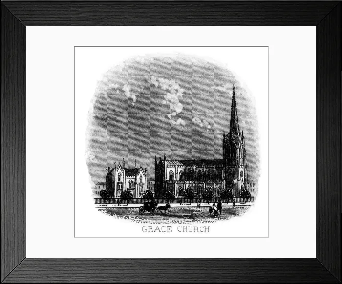 Framed Print : Grace Church, New York City, USA Framed Print : Grace Church, New York City, USA